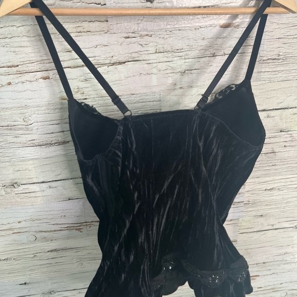 La Vie En Rose Black Lace Bra Top - Picture 7 of 10